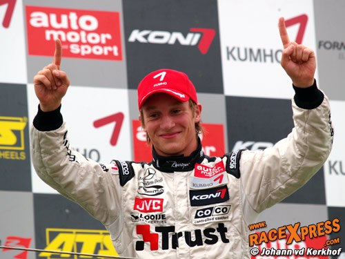 Renger van der Zande won in Zandvoort. Hopelijk goed vervolg in Zolder